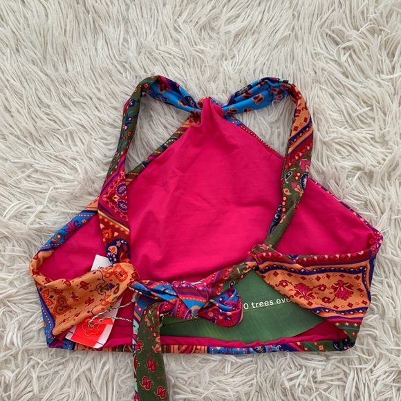 NWT colorful bandana bikini top - Picture 5 of 10